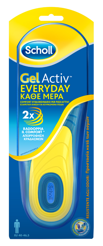 SCHOLL GEL ACTIV EVERYDAY UOMO - Farmapre