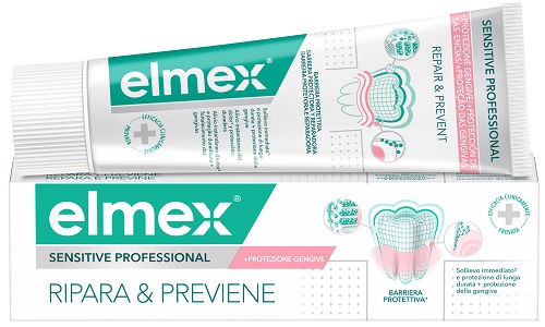 DENTIFRICIO ELMEX SENSITIVE RIPARA & PREVIENE 75 ML - Farmapre