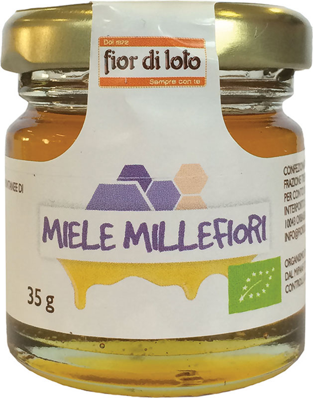 FIOR DI LOTO MINI MIELE DI MILLEFIORI BIO 35 G - Farmapre