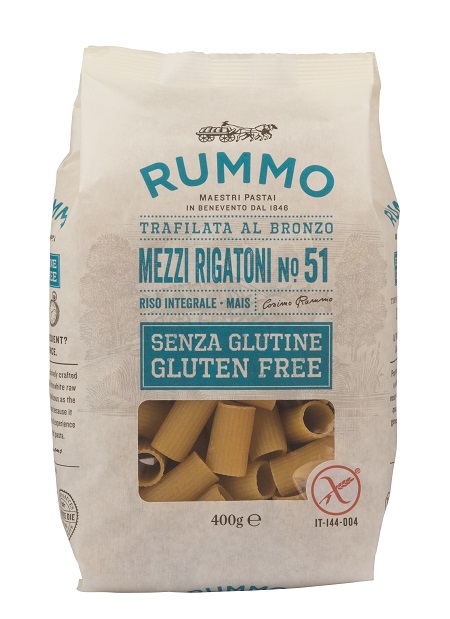 RUMMO MEZZI RIGATONI N51 DI RISO INTEGRALE E MAIS 400 G - Farmapre