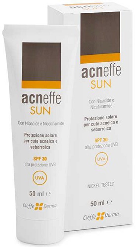 ACNEFFE SUN SPF 30 ALTA PROTEZIONE UVB PER CUTE ACNEICA E SEBORROICA 50 ML - Farmapre