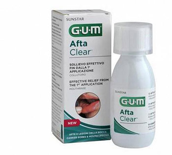 GUM AFTACLEAR RINSE 120 ML COLLUTORIO - Farmapre