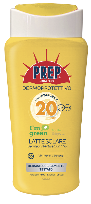 PREP DERMOPROTETTIVO LATTE SOLARE SPF20 200 ML - Farmapre