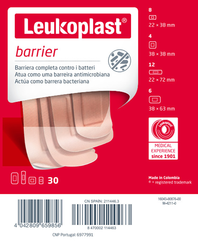 LEUKOPLAST BARRIER 30 PEZZI ASSORTITI - Farmapre
