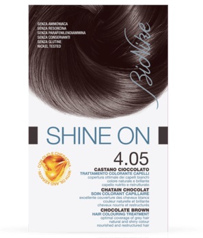 BIONIKE SHINE ON TRATTAMENTO COLORANTE CAPELLI CASTANO CIOCCOLATO 4.05 - Farmapre