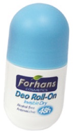FORHANS COSMETIC ROLL-ON INVISIBLE DRY 50 ML - Farmapre