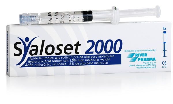 SIRINGA INTRA-ARTICOLARE SYALOSET 2000 ACIDO IALURONICO 1,5% 2 ML 1 PEZZO - Farmapre