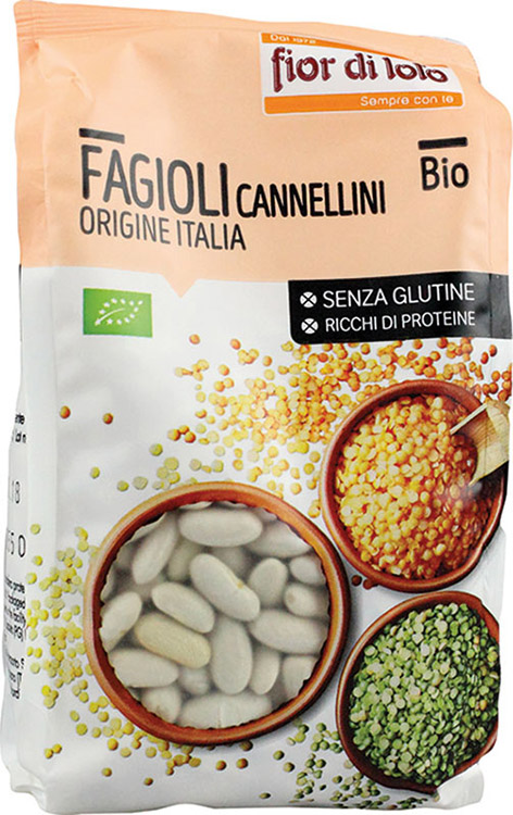 FAGIOLI CANELLINI ITALIA SENZA GLUTINE BIO 400 G - Farmapre