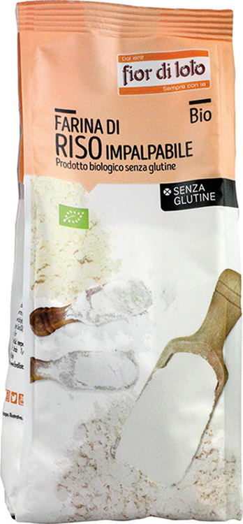 FARINA RISO IMPALPABILE SENZA GLUTINE BIO 375 G - Farmapre
