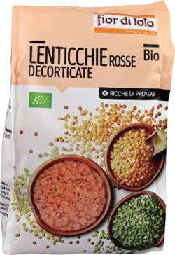 LENTICCHIE PICCOLE ROSSE DECORTICATE BIO 400 G - Farmapre