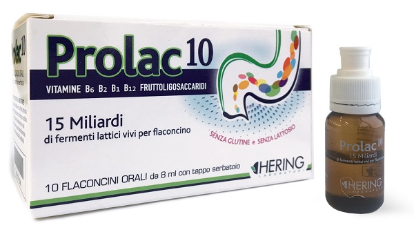 PROLAC10 FERMENTI LATTICI 15 MILIARDI 10 FLACONCINI 8 ML - Farmapre