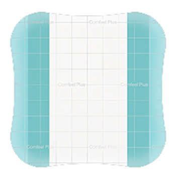 MEDICAZIONE SPECIALE ATTIVA TRASPARENTE CON IDROCOLLOIDE COMFEEL PLUS 10X10 CM 10 PEZZI - Farmapre