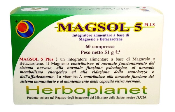 MAGSOL 5 PLUS 60 COMPRESSE - Farmapre