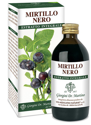 MIRTILLO NERO ESTRATTO INTEGRALE 200 ML - Farmapre