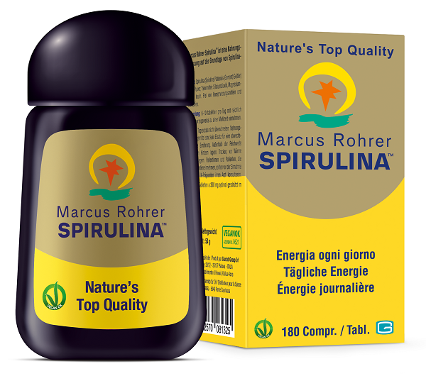 SPIRULINA MARCUS ROHRER 180 COMPRESSE - Farmapre