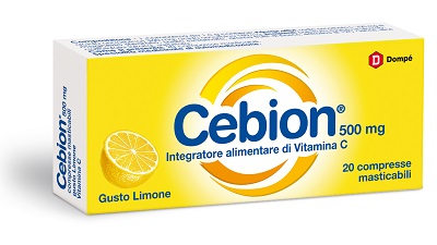 CEBION MASTICABILE LIMONE VITAMINA C 500 MG 20 COMPRESSE - Farmapre