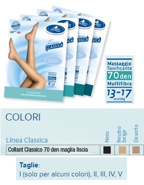 SAUBER COLLANT 70 DENARI MAGLIA LISCIA N BEIG 4 LINEA CLASSICA - Farmapre