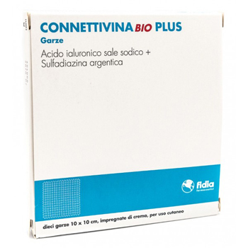 CONNETTIVINABIO PLUS GARZA 10 X 10 CM 10 PEZZI - Farmapre