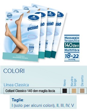 SAUBER COLLANT 140 DENARI MAGLIA LISCIA NEUTRO BEIGE 4 LINEA CLASSICA - Farmapre