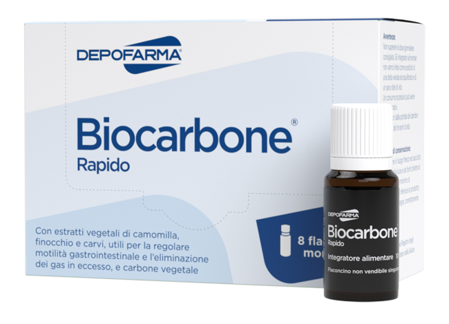 BIOCARBONE RAPIDO 8 FLACONCINI - Farmapre