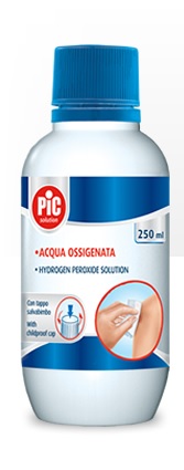PIC SOLUTION ACQUA OSSIGENATA 10 VOLUMI PEROSSIDO DI IDROGENO 3% 250 ML - Farmapre