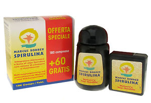 SPIRULINA MARCUS ROHRER 180 COMPRESSE + OF - Farmapre