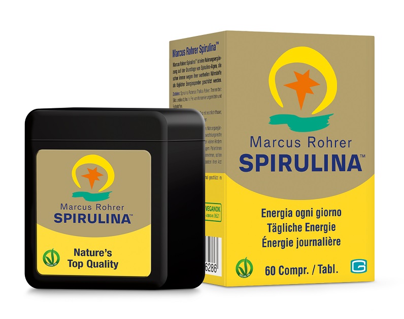 SPIRULINA MARCUS ROHRER TASCABILE 60 COMPRESSE - Farmapre