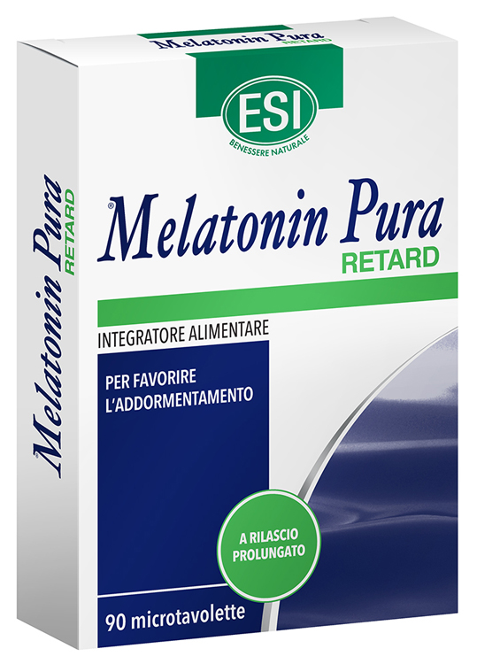 ESI MELATONIN PURA RETARD 90 MICROTAVOLETTE - Farmapre