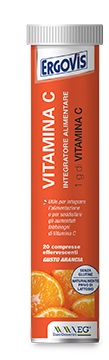 ERGOVIS VIT C 1000MG 20 COMPRESSE EFFERVESCENTI - Farmapre