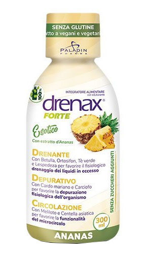 DRENAX FORTE ESOTICO CON ESTRATTO D'ANANAS 300 ML - Farmapre
