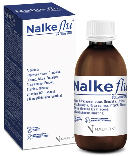 NALKEFLU SOLUZIONE ORALE 200 ML + 1  BUSTINA DA 2,5 G - Farmapre