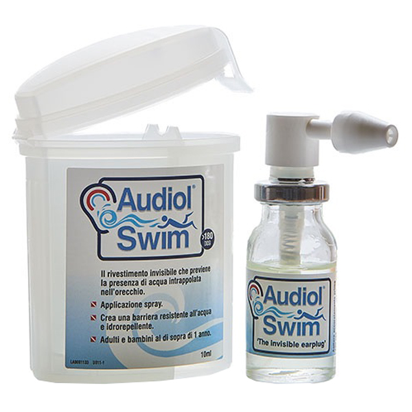 AUDIOLSWIM SOLUZIONE RIVESTIMENTO CANALE UDITIVO COME BARRIERA IDROREPELLENTE - Farmapre