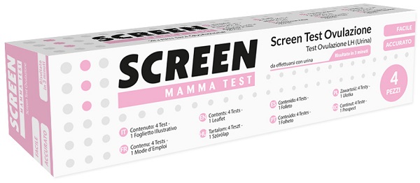 SCREEN TEST RAPIDO OVULAZIONE SCREEN 4 PEZZI - Farmapre