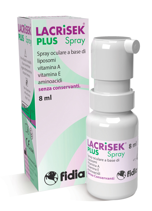 LACRISEK PLUS SPRAY SENZA CONSERVANTI SOLUZIONE OFTALMICA 8 ML - Farmapre