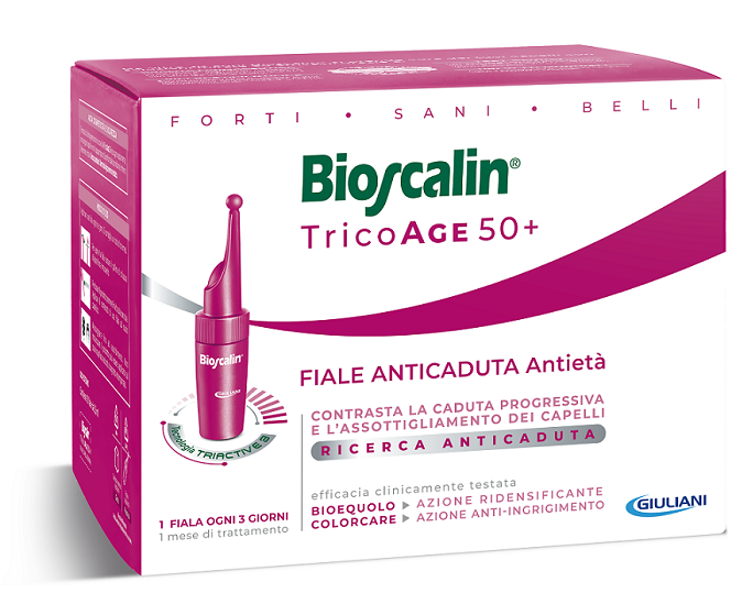 BIOSCALIN TRICOAGE ANTICADUTA ANTIETA' 10 FIALE 3,5 ML - Farmapre