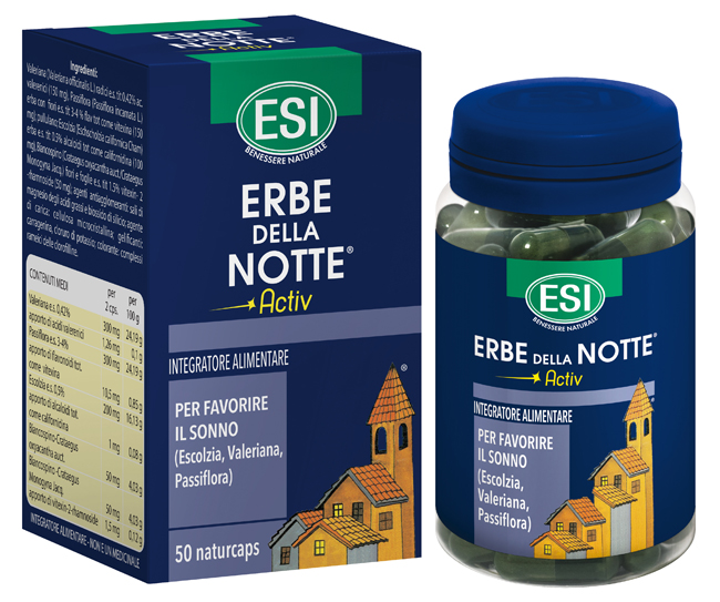 ESI ERBE DELLA NOTTE ACTIV 50 CAPSULE - Farmapre