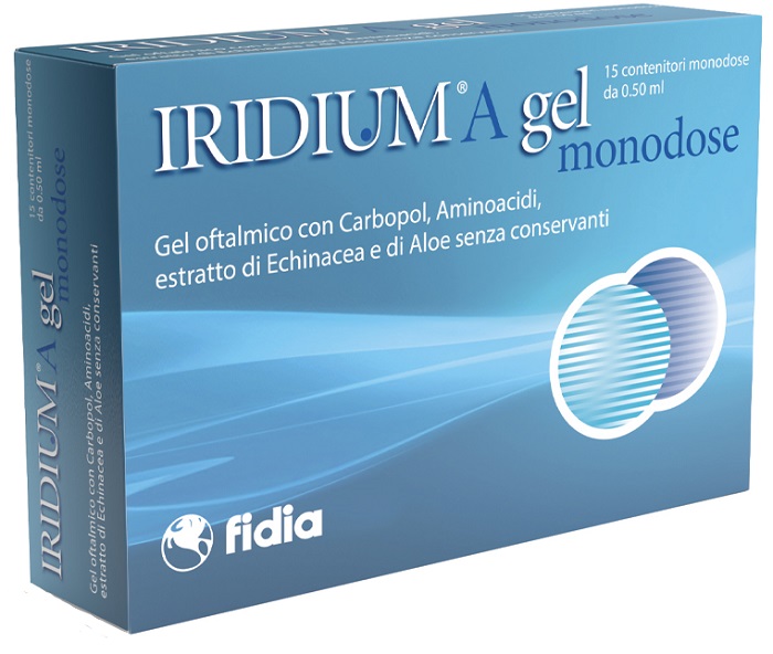 IRIDIUM A GEL OFTALMICO MONODOSE 15 CONTENITORI DA 0,50 ML - Farmapre