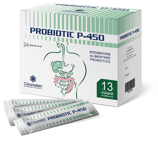 PROBIOTIC P-450 24 STICK MONODOSE 10 ML - Farmapre