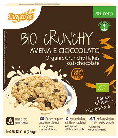 EASY TO GO BIO CRUNCHY AVENA E CIOCCOLATO 375 G - Farmapre