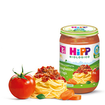 HIPP BIO SPAGHETTINI AL RAGU' 220 G - Farmapre