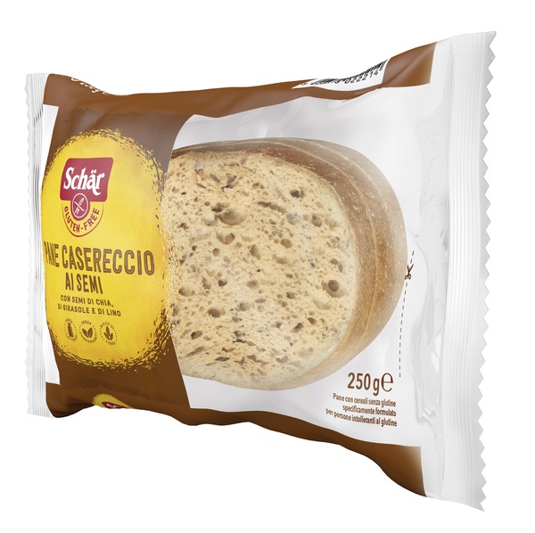 SCHAR PANE CASERECCIO AI SEMI SENZA LATTOSIO 250 G - Farmapre