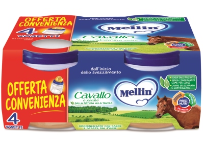 MELLIN OMOGENEIZZATO CAVALLO 4 X 80 G - Farmapre
