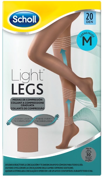 SCHOLL LIGHTLEGS 20 DENARI TAGLIA M COLORE NUDE 1 PAIO - Farmapre