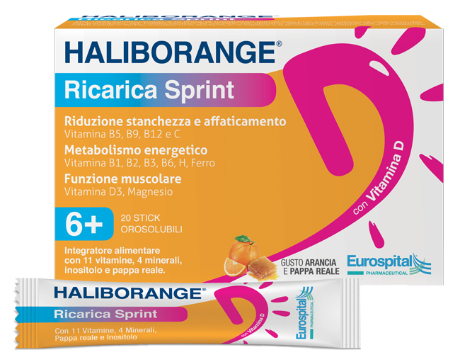 HALIBORANGE RICARICA SPRINT 20 STICK PACK 2 G - Farmapre