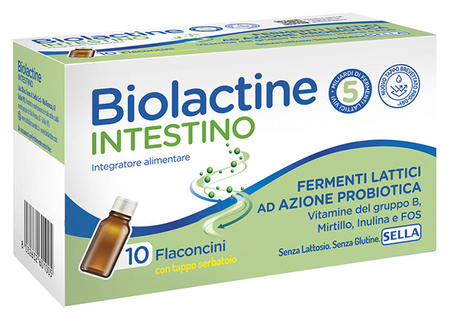 BIOLACTINE INTESTINO 5MLD 10 FLACONCINI 9 ML - Farmapre