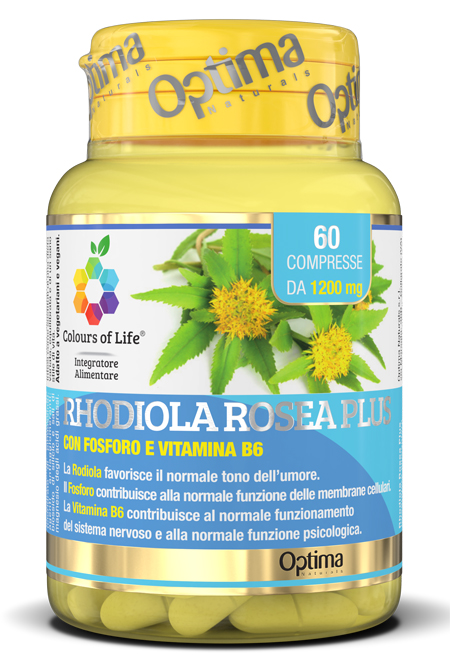 COLOURS OF LIFE RHODIOLA ROSEA PLUS 60 COMPRESSE 1200 MG - Farmapre