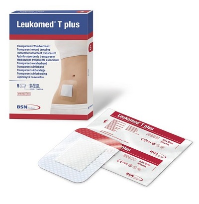 LEUKOMED T PLUS MEDICAZIONE POST-OPERATORIA TRASPARENTE IMPERMEABILE 7,2 X 5 CM - Farmapre