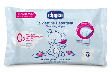 CHICCO COSMESI SALVIETT 72 PEZZI SENZA PLAQ - Farmapre