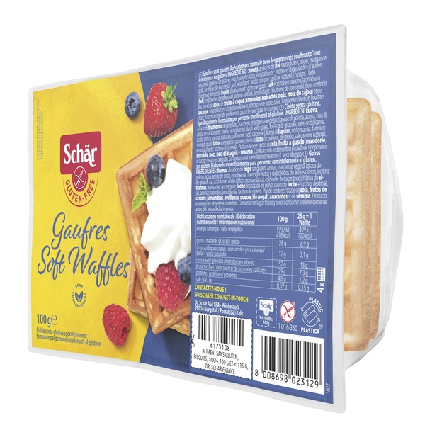 SCHAR GAUFRE SOFT WAFFLES 100 G - Farmapre