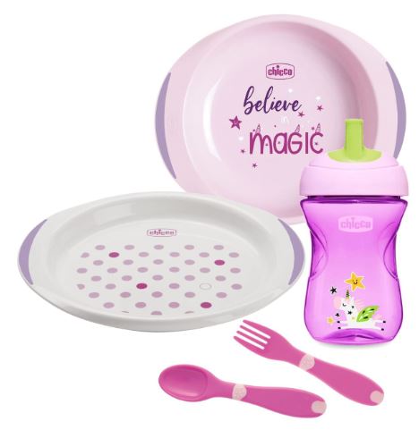 CHICCO SET PAPPA 12 MESI+ ROSA - Farmapre